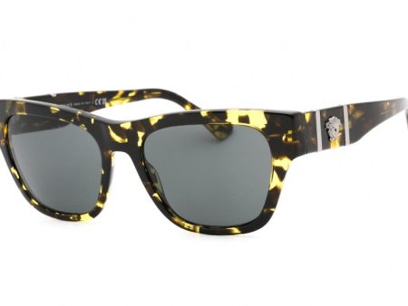 Versace Square Sunglasses Yellow Havana Online Hot Sale