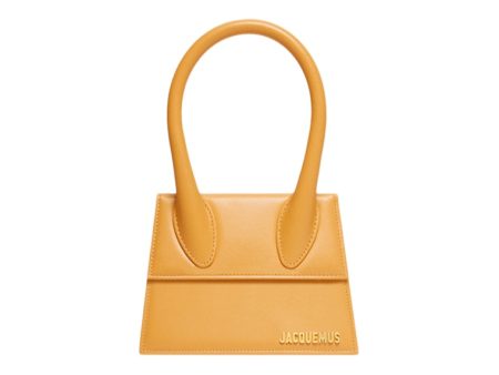 Jacquemus Le Chiquito Moyen Signature Handbag Dark Yellow For Cheap