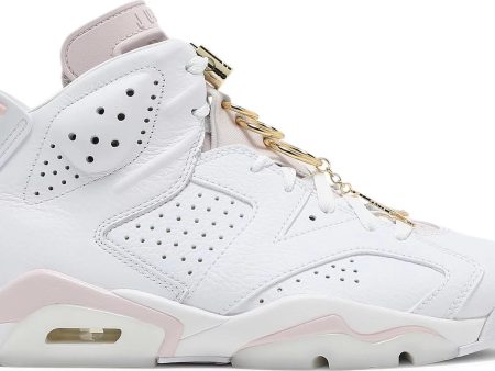 Wmns Air Jordan 6 Retro  Gold Hoops  SKU DH9696 100 - Authentic - New in Box For Sale