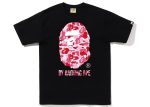 Bape Abc Camo By Bathing Ape Tee Black Pink Online