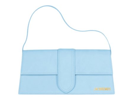 Jacquemus Le Bambino Long Flap Shoulder Bag Light Blue Online Sale