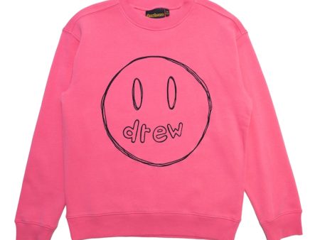 Drew House Sketch Mascot Crewneck Hot Pink Cheap