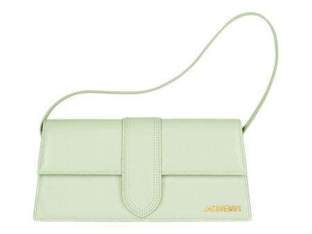 Jacquemus Le Bambino Long Flap Shoulder Bag Light Green Sale