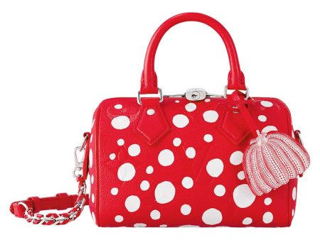 Louis Vuitton X Yayoi Kusama Speedy Bandouliere 20 Red White For Discount