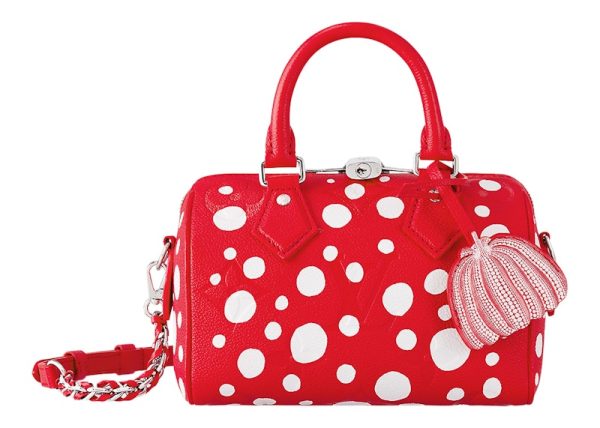 Louis Vuitton X Yayoi Kusama Speedy Bandouliere 20 Red White For Discount