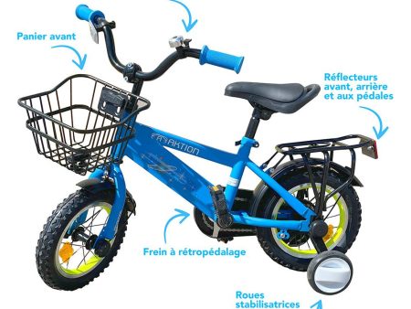 VELO ENFANT AKTION 16   BLEU on Sale