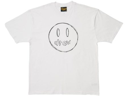 Drew House Sketch Mascot Ss Tee White For Discount