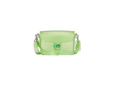 Coach Jelly Tabby Shoulder Bag Silver Green Cheap