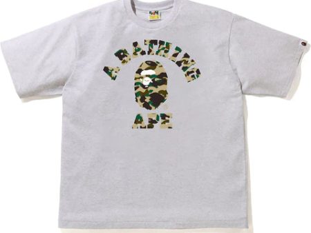 BAPE 1ST CAMO COLLEGE RELAXED TEE - AUTHENTIC -NEW WITH TAGS Sale