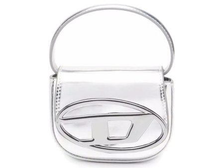 Diesel 1Dr Xs Mini Bag With D Plaque Silver Hot on Sale