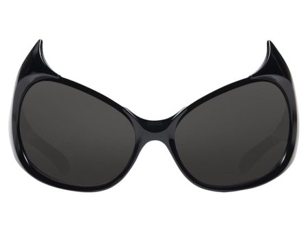 Balenciaga Gotham Cat Sunglasses Black Hot on Sale