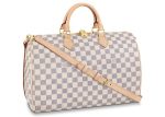 Louis Vuitton Speedy Bandouliere Damier Azur 35 White Blue Supply