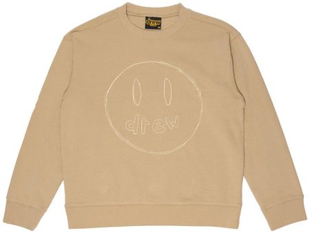 Drew House Sketch Mascot Crewneck Sweatshirt Khai Online Sale