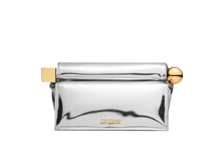 Jacquemus La Pochette Rond Carré Silver Discount