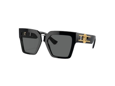 Versace Medusa Deco Butterfly Sunglasses Black Sale